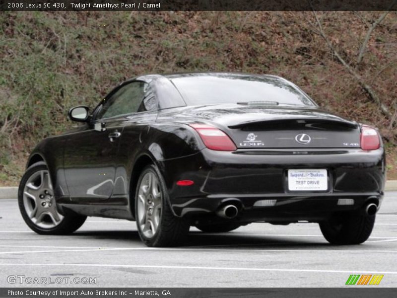 Twlight Amethyst Pearl / Camel 2006 Lexus SC 430