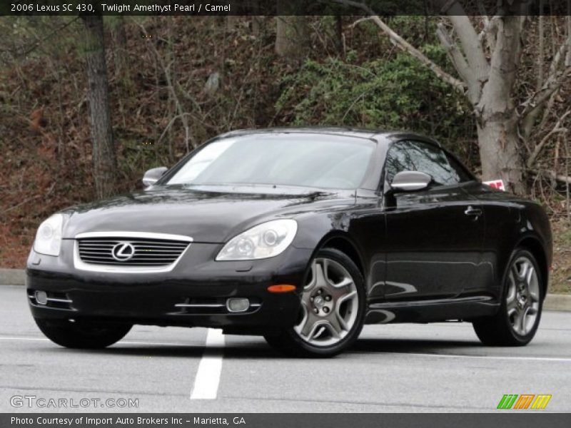 Twlight Amethyst Pearl / Camel 2006 Lexus SC 430