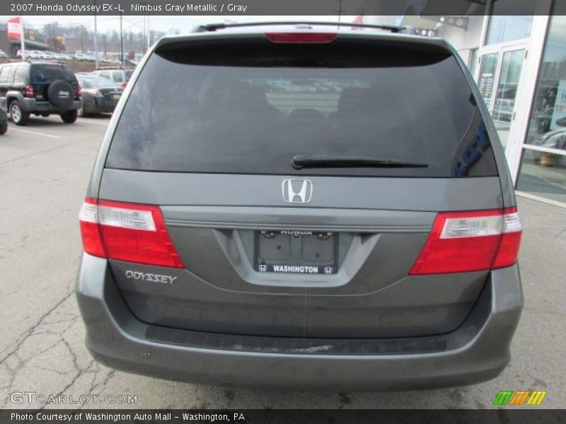 Nimbus Gray Metallic / Gray 2007 Honda Odyssey EX-L