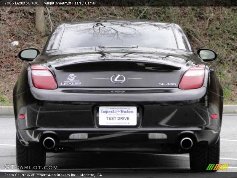 Twlight Amethyst Pearl / Camel 2006 Lexus SC 430