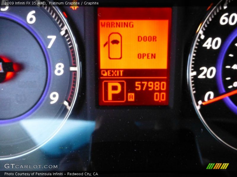 Platinum Graphite / Graphite 2009 Infiniti FX 35 AWD