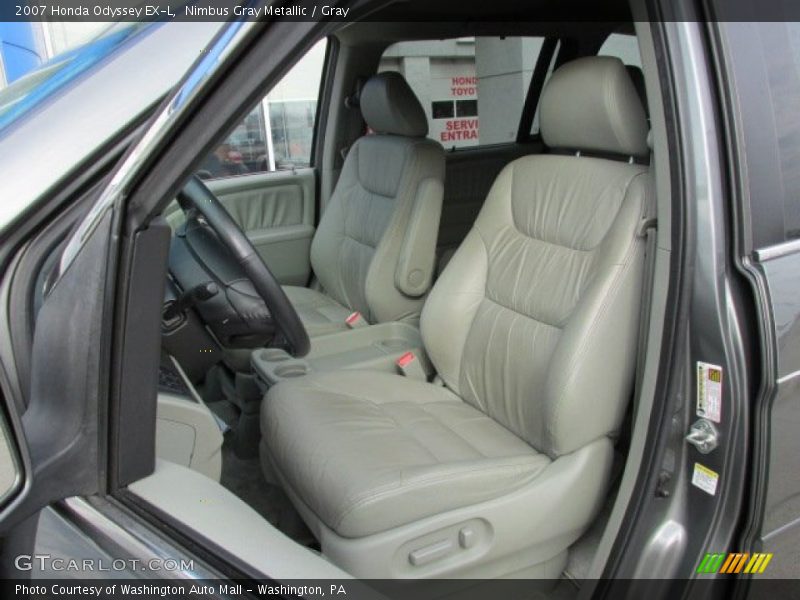 Nimbus Gray Metallic / Gray 2007 Honda Odyssey EX-L