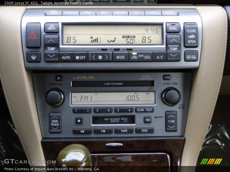 Controls of 2006 SC 430