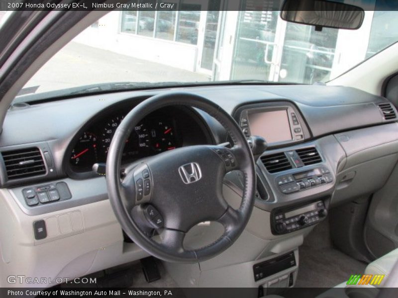 Nimbus Gray Metallic / Gray 2007 Honda Odyssey EX-L