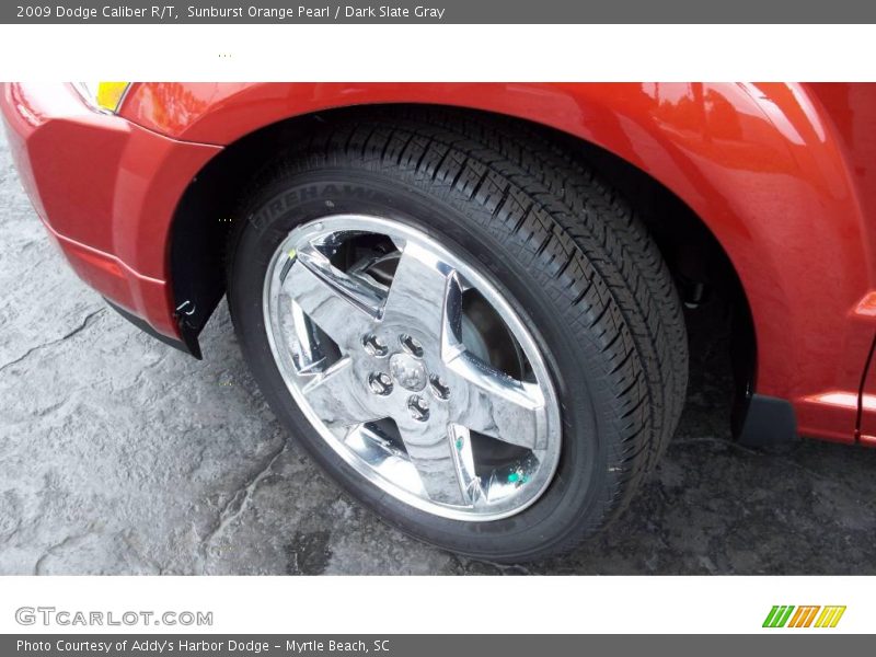 Sunburst Orange Pearl / Dark Slate Gray 2009 Dodge Caliber R/T