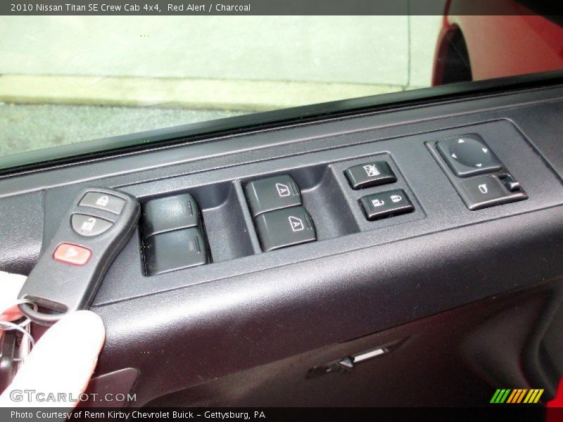 Red Alert / Charcoal 2010 Nissan Titan SE Crew Cab 4x4