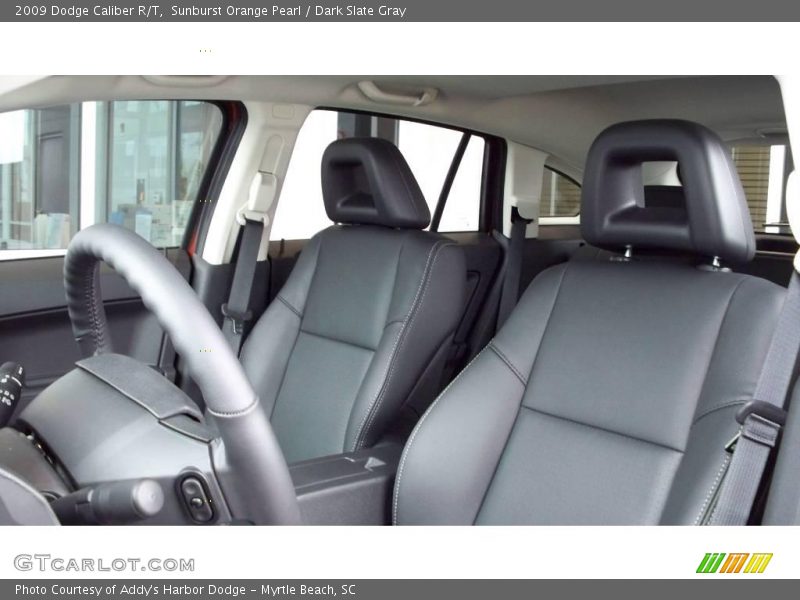 Sunburst Orange Pearl / Dark Slate Gray 2009 Dodge Caliber R/T