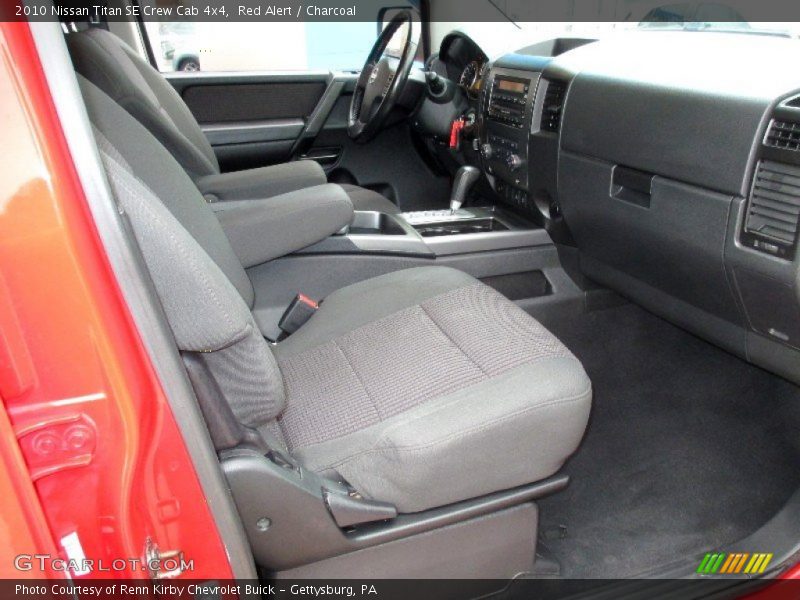 Red Alert / Charcoal 2010 Nissan Titan SE Crew Cab 4x4