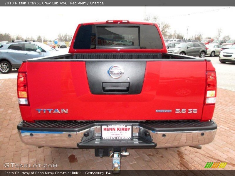 Red Alert / Charcoal 2010 Nissan Titan SE Crew Cab 4x4