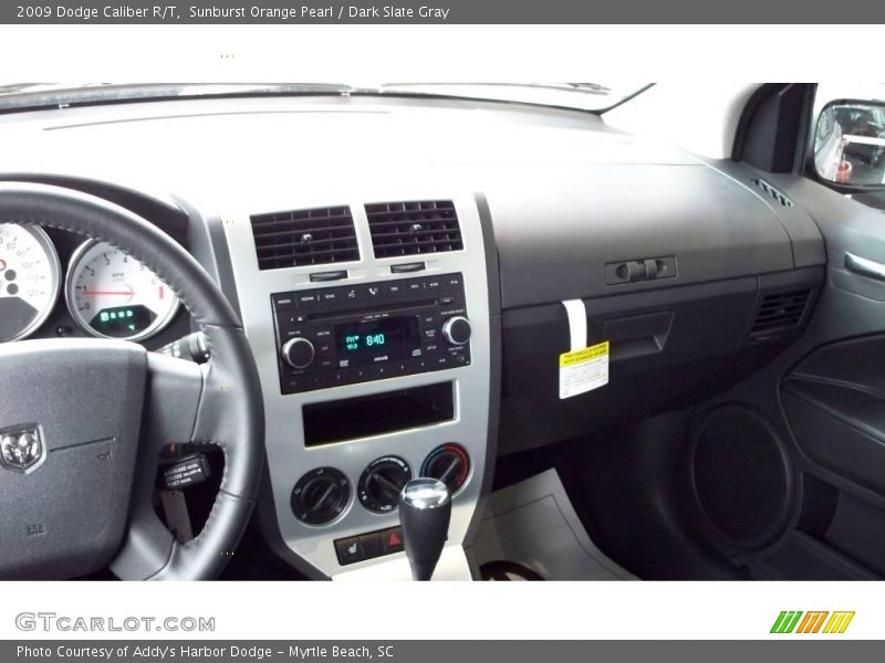 Sunburst Orange Pearl / Dark Slate Gray 2009 Dodge Caliber R/T
