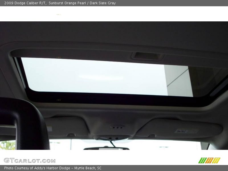 Sunburst Orange Pearl / Dark Slate Gray 2009 Dodge Caliber R/T