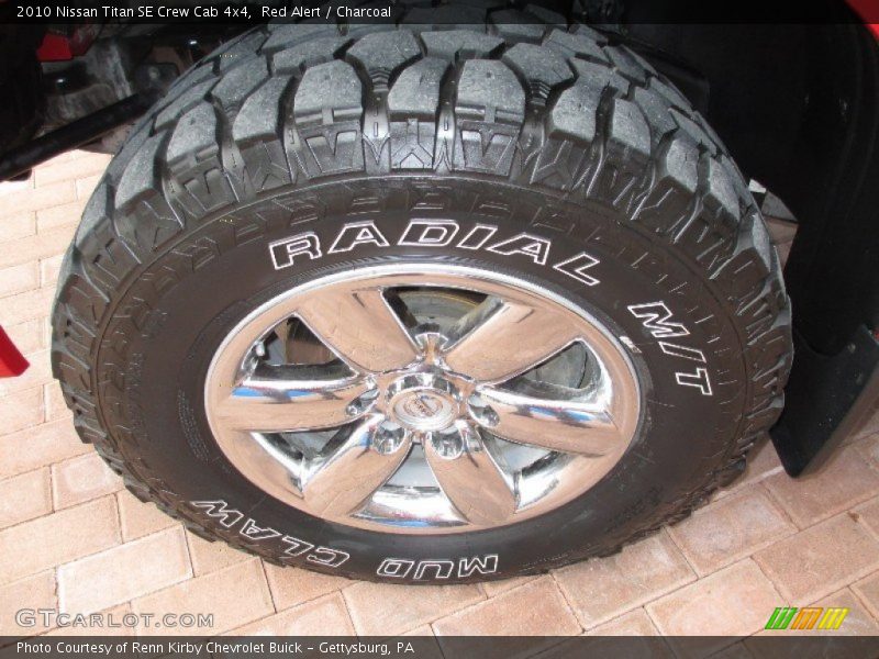 Red Alert / Charcoal 2010 Nissan Titan SE Crew Cab 4x4