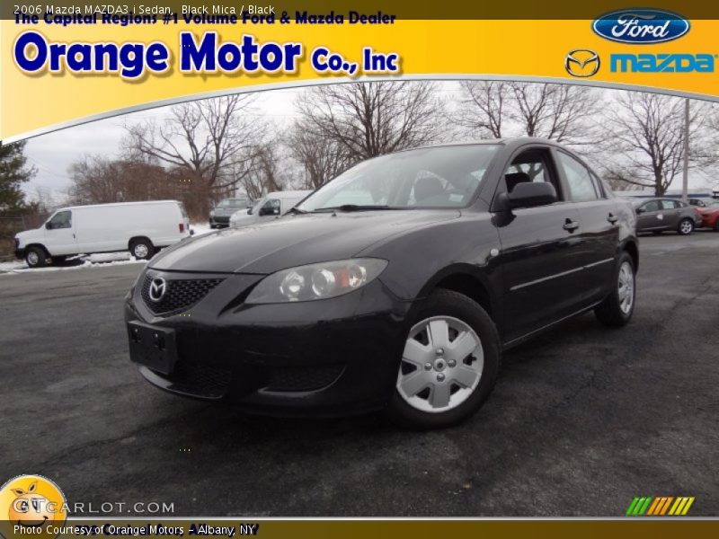 Black Mica / Black 2006 Mazda MAZDA3 i Sedan