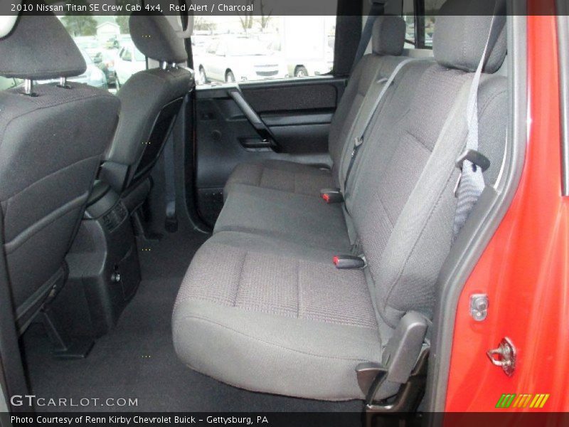 Red Alert / Charcoal 2010 Nissan Titan SE Crew Cab 4x4