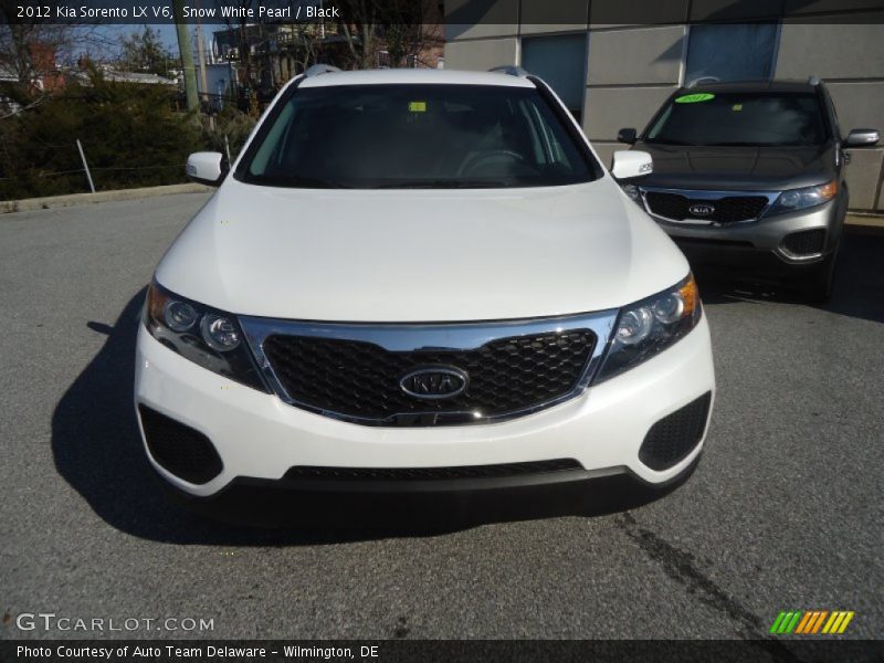 Snow White Pearl / Black 2012 Kia Sorento LX V6