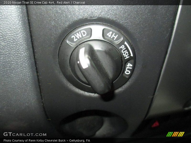 Red Alert / Charcoal 2010 Nissan Titan SE Crew Cab 4x4