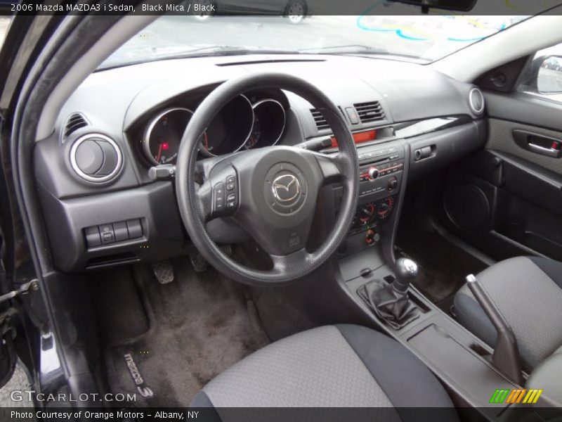Black Mica / Black 2006 Mazda MAZDA3 i Sedan