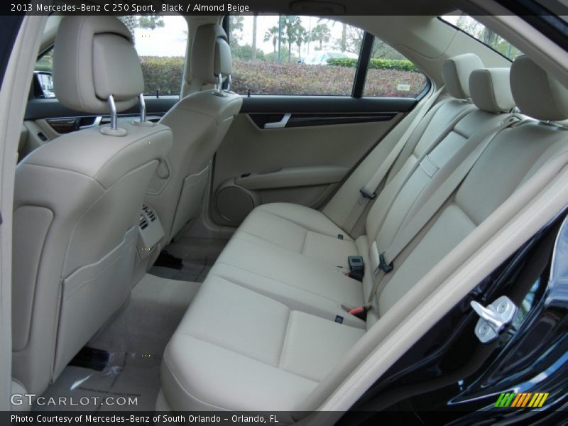 Black / Almond Beige 2013 Mercedes-Benz C 250 Sport