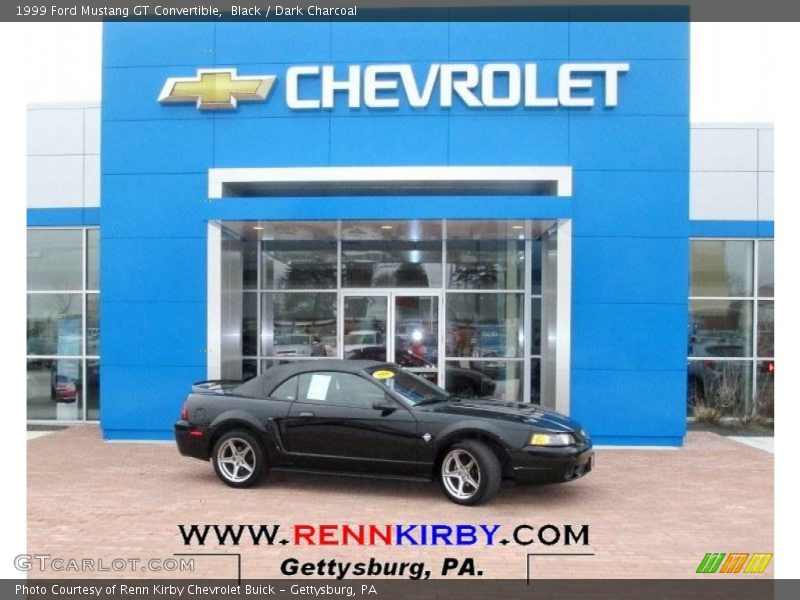 Black / Dark Charcoal 1999 Ford Mustang GT Convertible