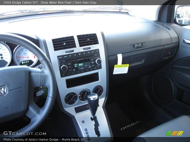 Deep Water Blue Pearl / Dark Slate Gray 2009 Dodge Caliber SXT