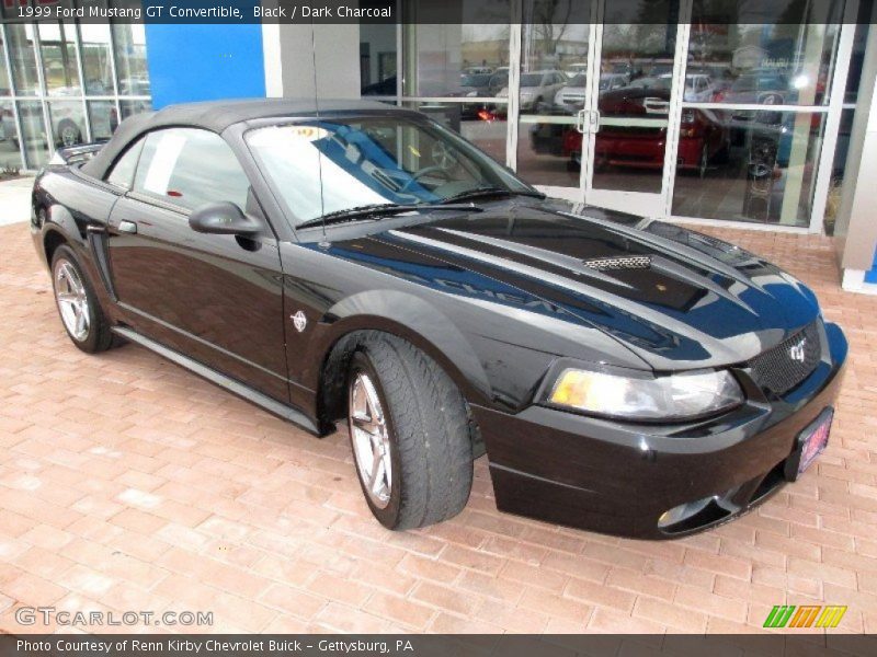 Black / Dark Charcoal 1999 Ford Mustang GT Convertible