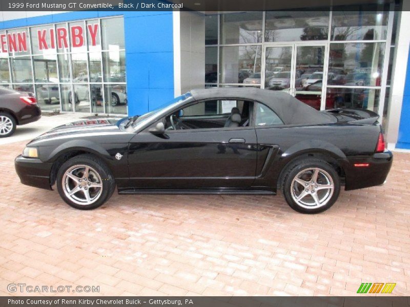 Black / Dark Charcoal 1999 Ford Mustang GT Convertible