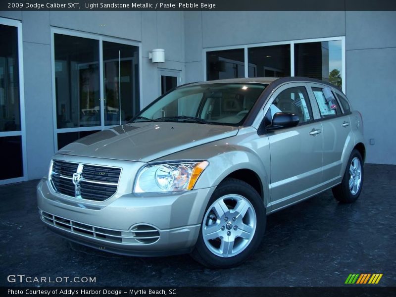Light Sandstone Metallic / Pastel Pebble Beige 2009 Dodge Caliber SXT
