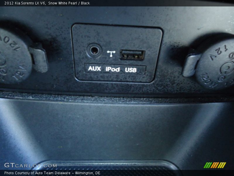 Snow White Pearl / Black 2012 Kia Sorento LX V6