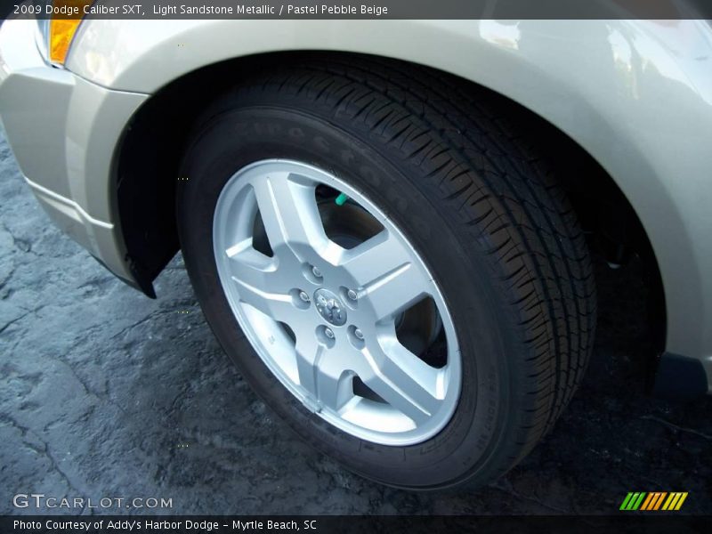 Light Sandstone Metallic / Pastel Pebble Beige 2009 Dodge Caliber SXT