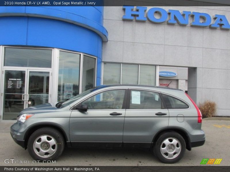 Opal Sage Metallic / Ivory 2010 Honda CR-V LX AWD