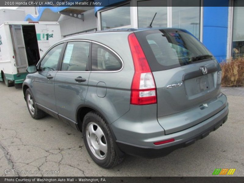 Opal Sage Metallic / Ivory 2010 Honda CR-V LX AWD