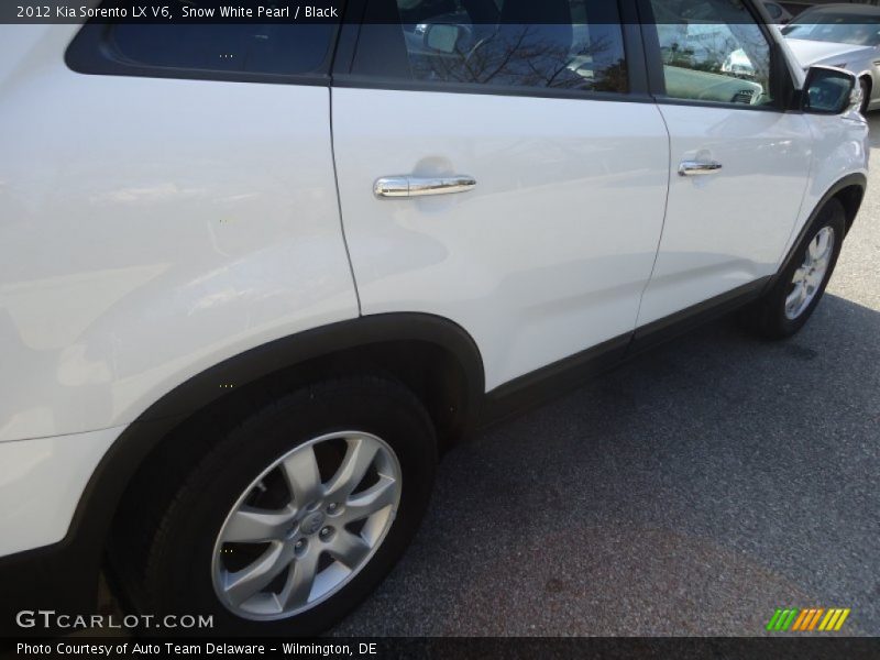 Snow White Pearl / Black 2012 Kia Sorento LX V6