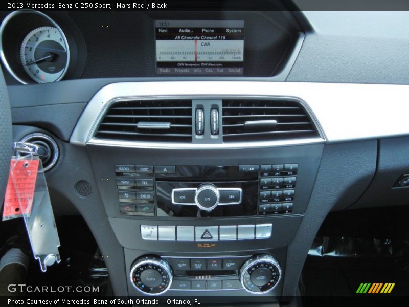 Controls of 2013 C 250 Sport