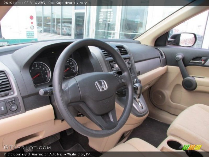 Opal Sage Metallic / Ivory 2010 Honda CR-V LX AWD