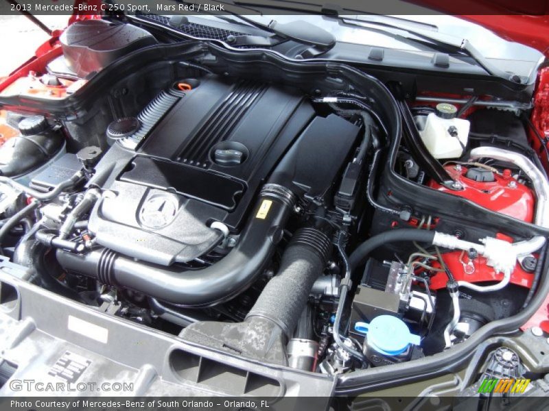  2013 C 250 Sport Engine - 1.8 Liter DI Turbocharged DOHC 16-Valve VVT 4 Cylinder