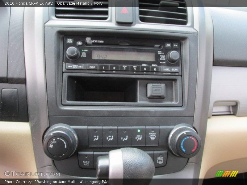 Opal Sage Metallic / Ivory 2010 Honda CR-V LX AWD