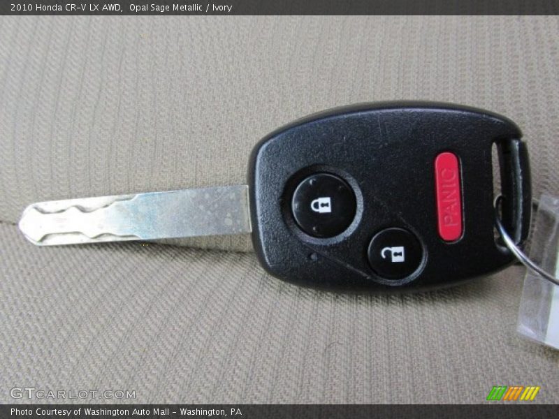 Opal Sage Metallic / Ivory 2010 Honda CR-V LX AWD