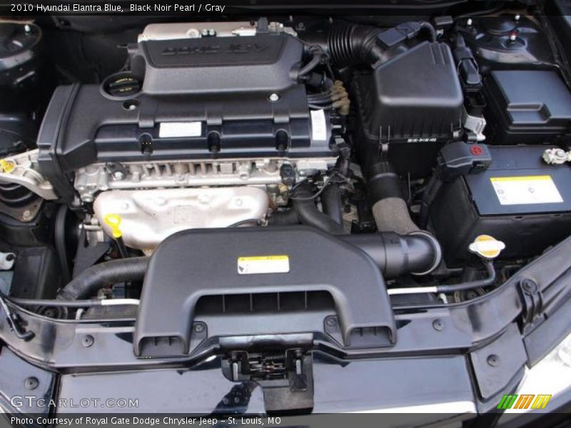  2010 Elantra Blue Engine - 2.0 Liter DOHC 16-Valve CVVT 4 Cylinder