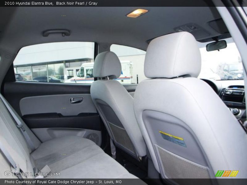 Black Noir Pearl / Gray 2010 Hyundai Elantra Blue