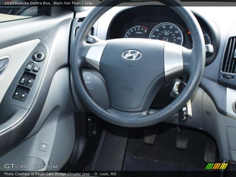  2010 Elantra Blue Steering Wheel