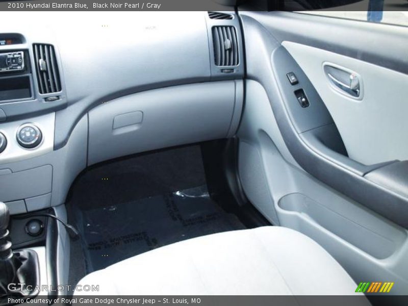 Black Noir Pearl / Gray 2010 Hyundai Elantra Blue