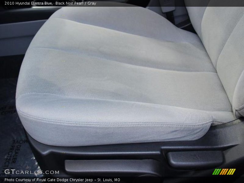 Black Noir Pearl / Gray 2010 Hyundai Elantra Blue