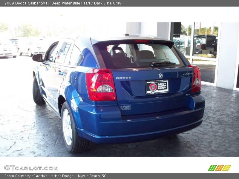 Deep Water Blue Pearl / Dark Slate Gray 2009 Dodge Caliber SXT