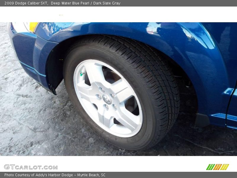 Deep Water Blue Pearl / Dark Slate Gray 2009 Dodge Caliber SXT
