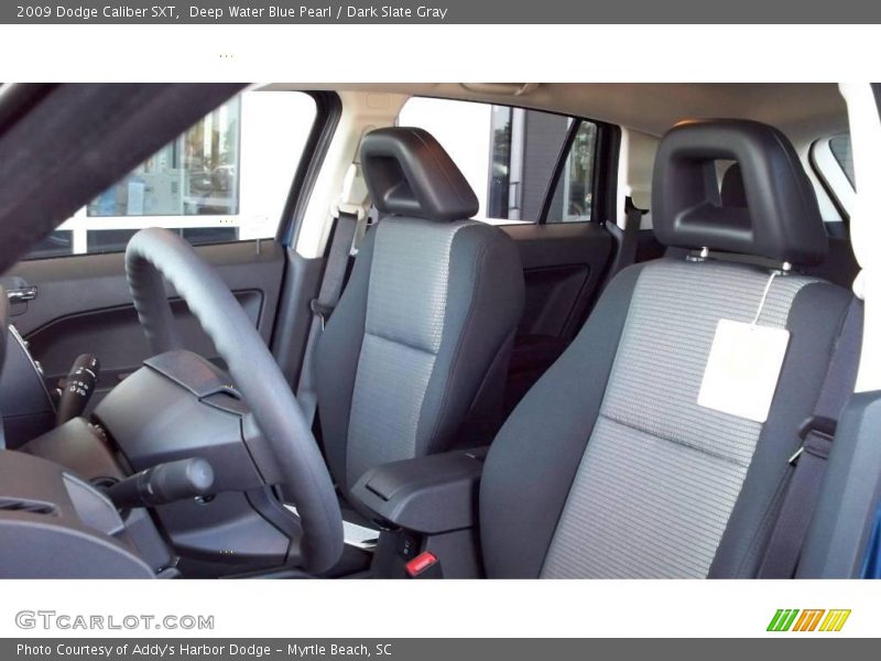 Deep Water Blue Pearl / Dark Slate Gray 2009 Dodge Caliber SXT