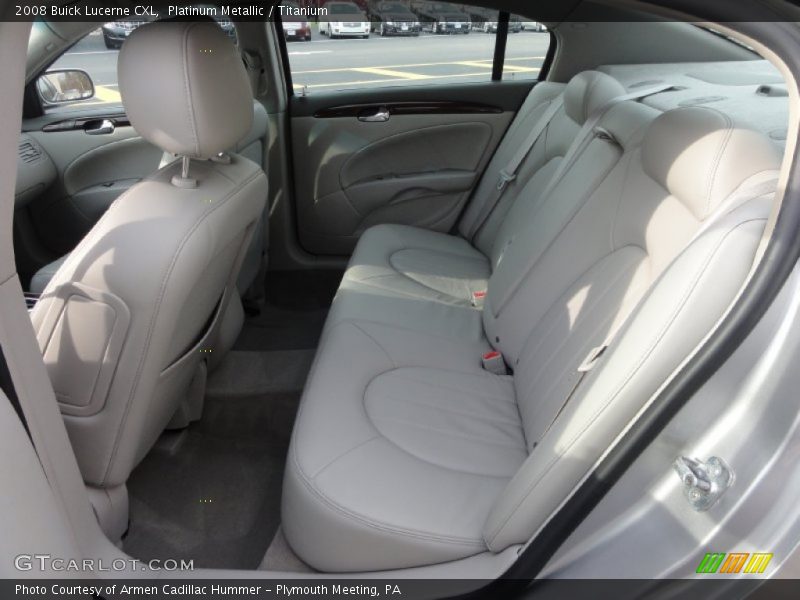 Rear Seat of 2008 Lucerne CXL