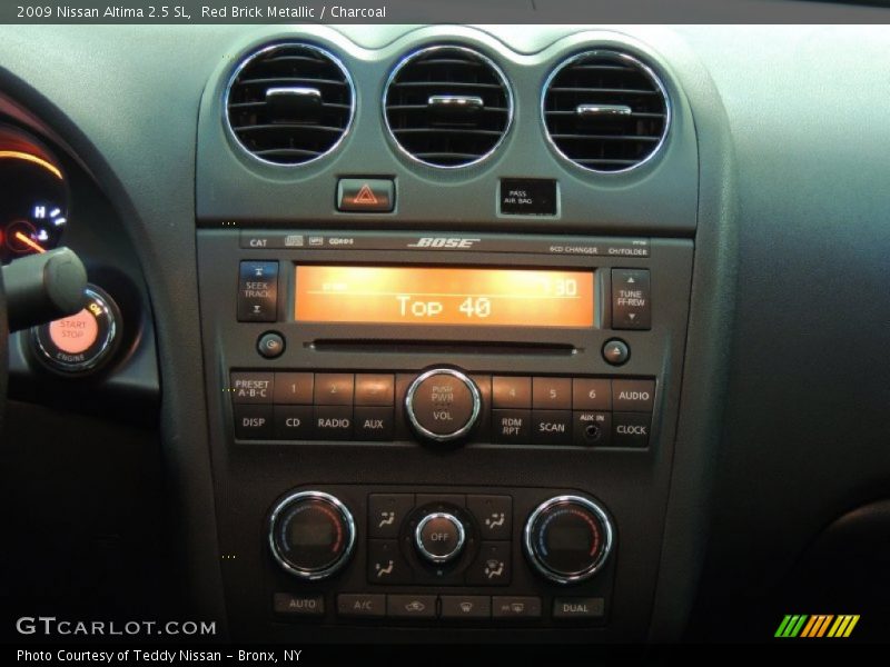 Red Brick Metallic / Charcoal 2009 Nissan Altima 2.5 SL