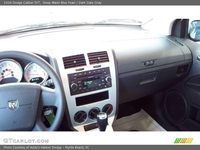 Deep Water Blue Pearl / Dark Slate Gray 2009 Dodge Caliber SXT