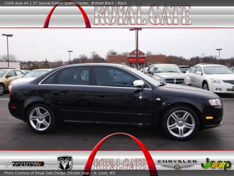 Brilliant Black / Black 2008 Audi A4 2.0T Special Edition quattro Sedan