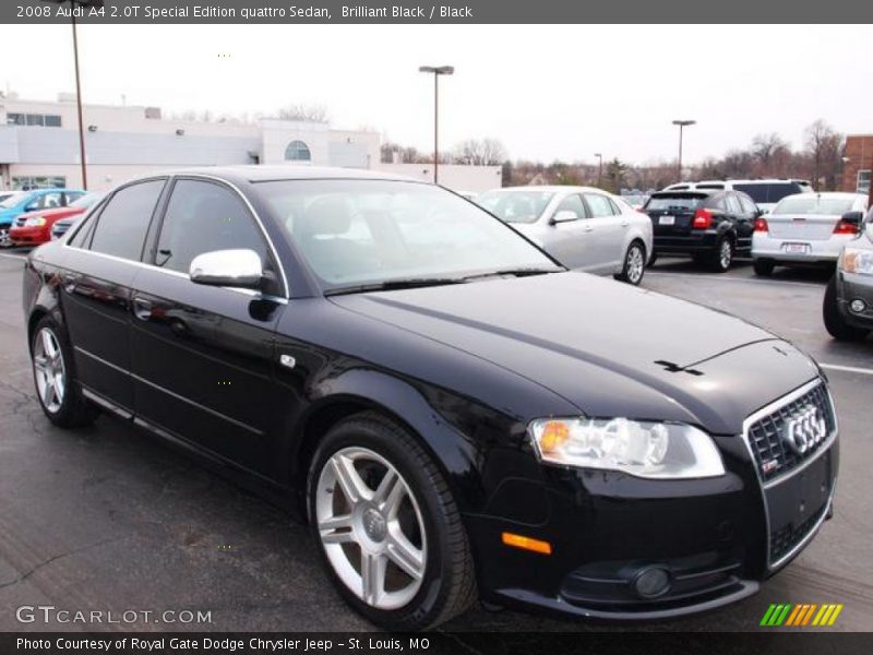Brilliant Black / Black 2008 Audi A4 2.0T Special Edition quattro Sedan
